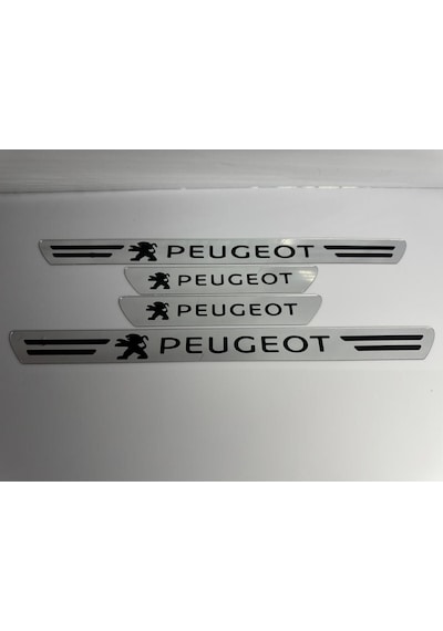 Peugeot Grubu Uyumlu Kapı Eşiği Koruyucu Ön - Arka 4'lü Set