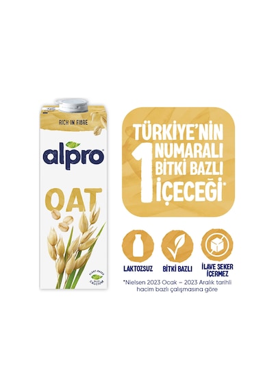 Alpro Yulaf Sütü 1 L