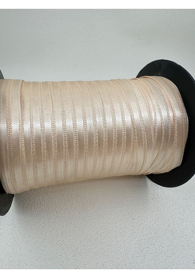 Paşateks 6 Mm Saten Kurdela-10 Metre-açık Krem