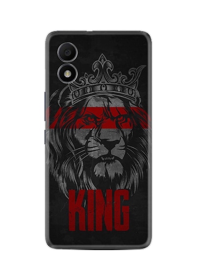 Tcl 303 Kılıf Excode Resimli Desenli Silikon Platinium Series King 1894