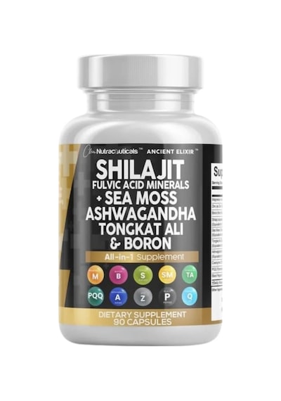 Shilajit + Sea Moss + Coq10 + Pqq + Boron + Black Pepper + Tongali + Boron 90 Capsul Usa Menşei