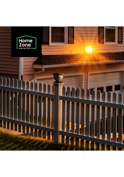 Home Zone Security Dış Mekan Solar Direk Başlığı Işıkları - Kahverengi