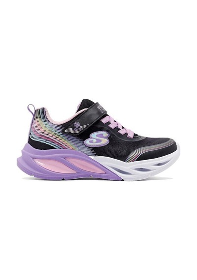Skechers Cosmıc Glow Raınbow Beam Çocuk Günlük Işıklı Ayakkabı 303709l-bkmt Siyah Renkli