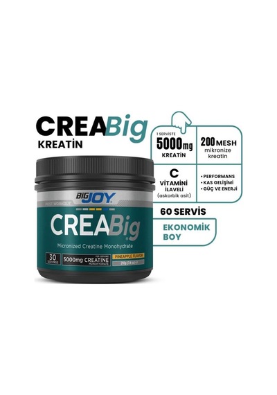 Bigjoy Sports Kreatin Creabig 210gr 30 Servis Ananas Aromalı