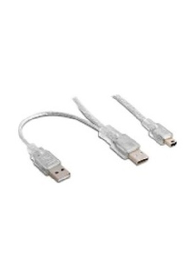 Mini Usb Y Kablo 5 Pin Y Kablo Güç Destekli Harici Harddisk Kablosu