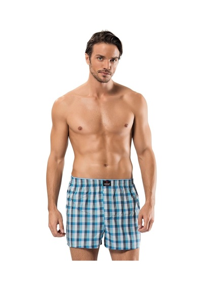 Erdem Erkek Renkli Poplin Boxer 6'lı Paket 1440 Çok Renkli