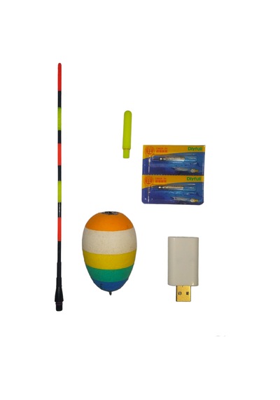 Işıklı Pilli Şarjlı Şamandıra Set