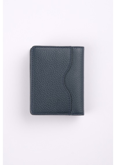 Ancora Leather Hakiki Deri Kartlık-26207 Lacivert