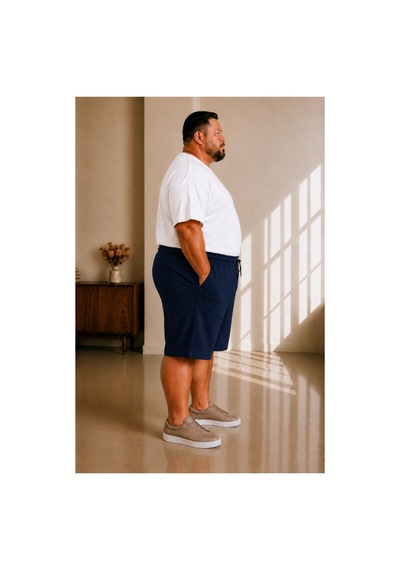 Sngl Tekstil Erkek Büyük Beden Kapri 3xl 4xl 5xl 6xl 7xl 8xl 9xl Lacivert