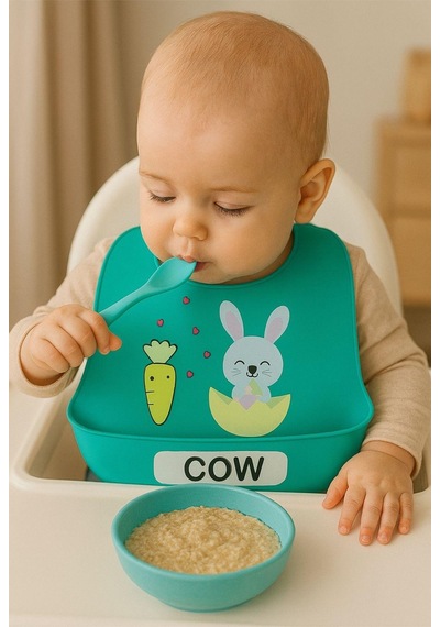 Silikon Bebek Mama Önlüğü Çocuk Mama Önlük Leke Tutmaz Yıkanabilir 762198949
