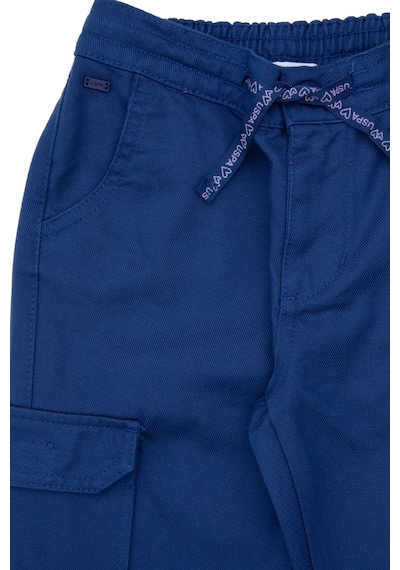 U.s. Polo Assn. Kız Çocuk İndigo Pantolon Kanvas-chino 50292299-vr028 Indigo