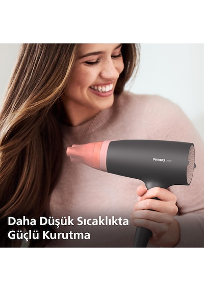 Philips - Bhd350-06 Thermoprotect Saç Kurutma Makinesi - 2100w - Gelişmiş İyonik Bakım - 6 Isı Ve Hız Ayarı