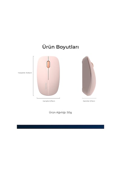 Philips SPK7418 Kablosuz Bluetooth 1600DPI 4 Tuşlu Optik Sessiz Mouse