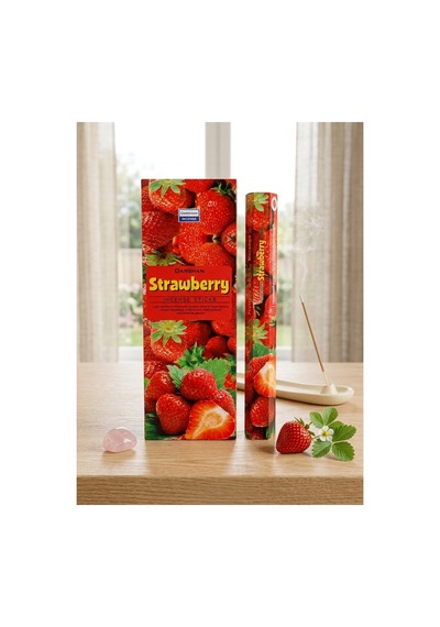 Darshan Strawberry Çilek Kokulu Çubuk Tütsü 20 Adet