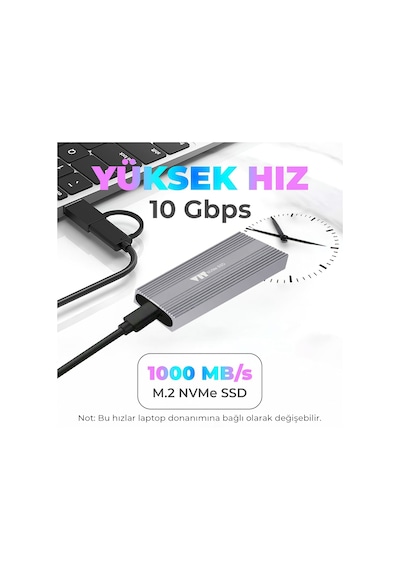 Vıt Taşınabilir Disk Usb 3.1 Gen 2 10gbps Metal Kasa Vdk01