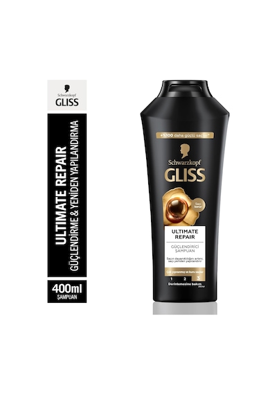 Ultimate Repair Keratin İçeren Derinlemesine Güçlendirici Şampuan 400 Ml Yıpranmış Kuru Saçlar