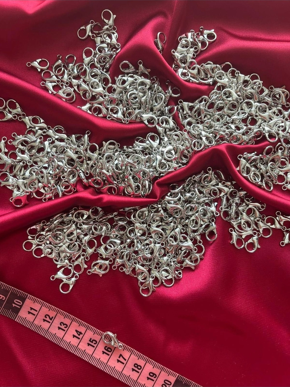 20 Adet Papağan Klips. Armut Klips, Takı Klipsi, Papağan No : 503 Silver