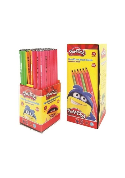 Play-doh Neon Yuvarlak Kurşun Kalem Çok Renkli