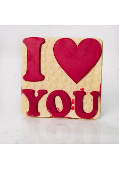 Nin Chocolate I Love You Fildişi Tablet Çikolata