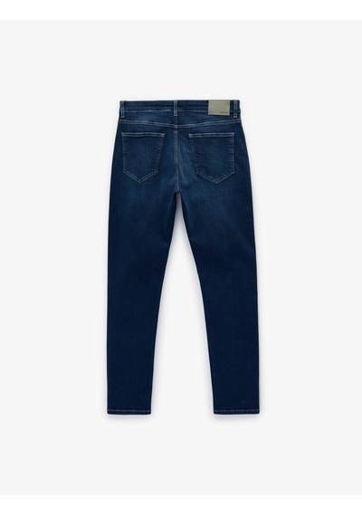 Koton Düğmeli Cep Detaylı Normal Bel Slim Fit Jean Pantolon - Brad Jean Koyu İndigo 6sam40115nd Koton Düğmeli Cep Detaylı Normal Bel Slim Fit Jean Pantolon - Brad Jean Koyu İndigo 6sam40115nd