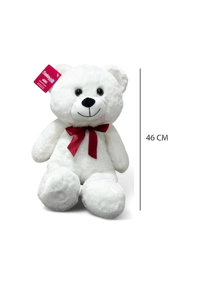 Selay Toys Pelüş Salaş Ayı Beyaz 46 Cm 4564