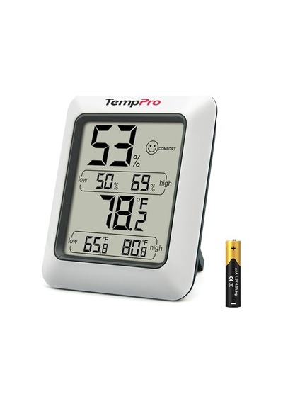 Thermopro Tp50 Dijital Termo-higrometre, İç Mekan Termometresi, Higrometre, Sıcaklık Ve Nem Ölçer, Oda İklimi Kontr