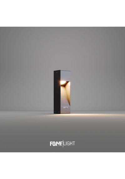 FoneLight Luzerra 35 cm LED Bahçe Set Üstü Aydınlatma Antrasit Alüminyum IP65 Peyzaj Yürüyüş Yolu Bahçe Lambası 3000K