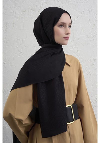 Armine Visse Şal 1 01 Siyah