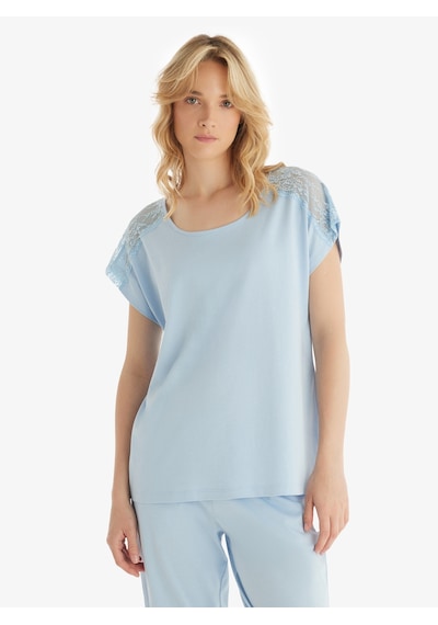 Kadın Pijama Takımı 51846 - Mavi Mavi