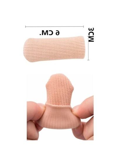 Ayak Başparmak Kemik Koruyucu, Silikon Tüp, 6 Cm