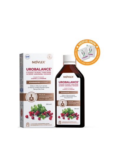 Novlex Urobalance Gilaburu, D-mannoz Ve Bitki Ekstreleri 250ml