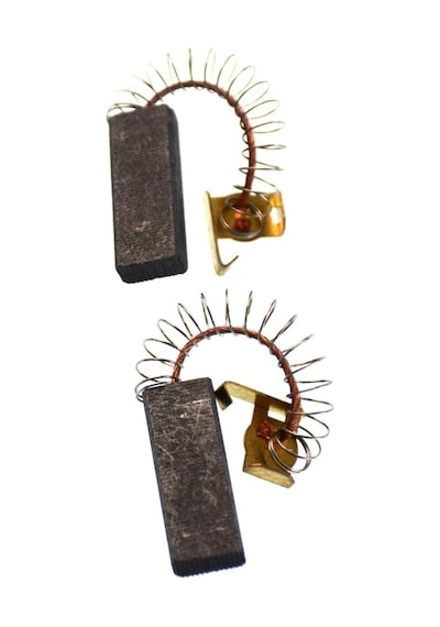 Kgpart Birçok Modele Uygun Süpürge Motor Kömür Seti, 6.3x12x32mm, Siyah