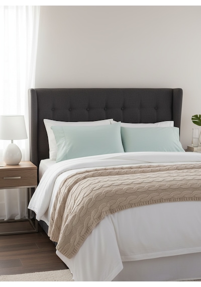 2 Li Kapaklı Yastık Kılıfı Seti 50 70 Cm Dayanıklı, Yumuşak Dokulu, Otel Kalitesi Mint Yeşili