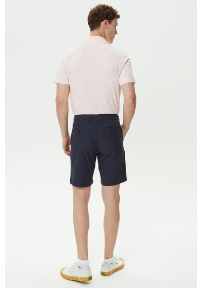 Lacoste Men's Slim Fit Cotton Bermuda Shorts Erkek Pamuklu Bermuda Şort Lacivert