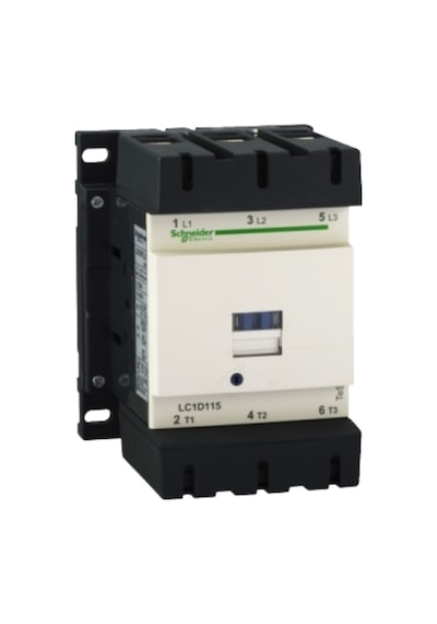 Schneıder.kontaktor 55kw 115a 220ac Lc1d115m7