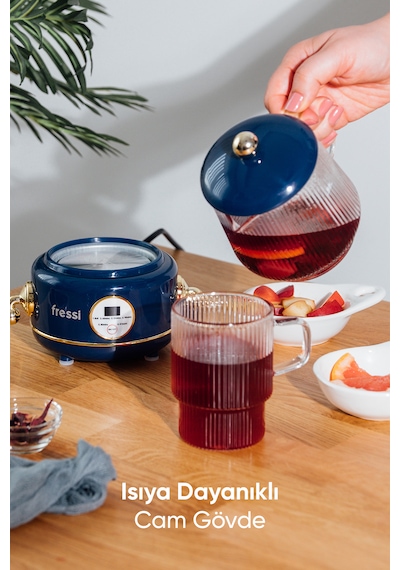 Fressi YSB-GC02 0.6 L Cam Su Isıtıcı Kettle