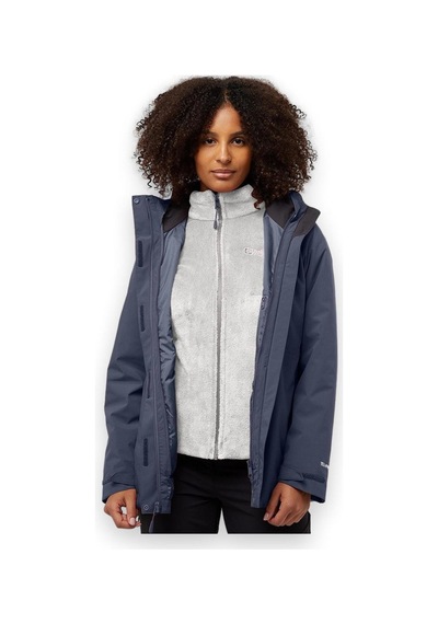 Jack Wolfskin Rotwand 3ın1 Jkt W Kadın Outdoor Mont Graphite