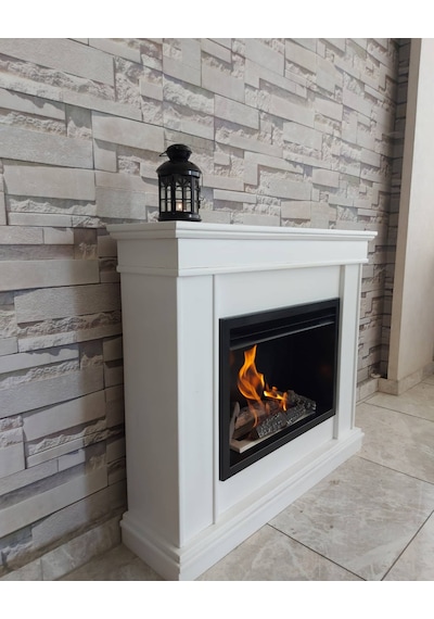 Blueflame Classıcal Whıte Bacasız Bio Etanol Şömine