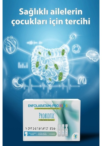 Enfolaratam-pro Kids Probiotic 10 Ml X 10 Flakon 6 Adet