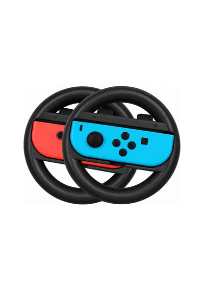 Switch Joy-con Direksiyon Seti Ns Yarış Oyunları Racing Wheel Aksesuar Siyah 2 Adet