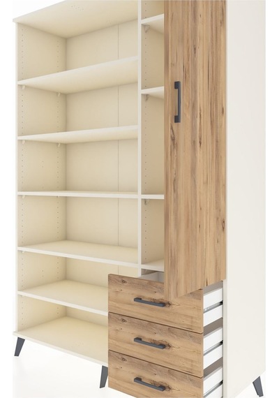 Hyperion Dolap 9 Raflı 3 Çekmeceli Tek Kapaklı 132x44x195 Aytaşı-çam/çam Atlas Çam/atlas Çam Hyperion Dolap 9 Raflı 3 Çekmeceli Tek Kapaklı 132x44x195 Aytaşı-çam/çam Atlas Çam/atlas Çam