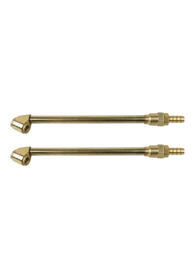 Iki Taraflı Lastik Teker Şişirme Hava Jakı Lastik Tamir Aracı 1/4" Çift Ayak Krom Kaplama Hava Jakı