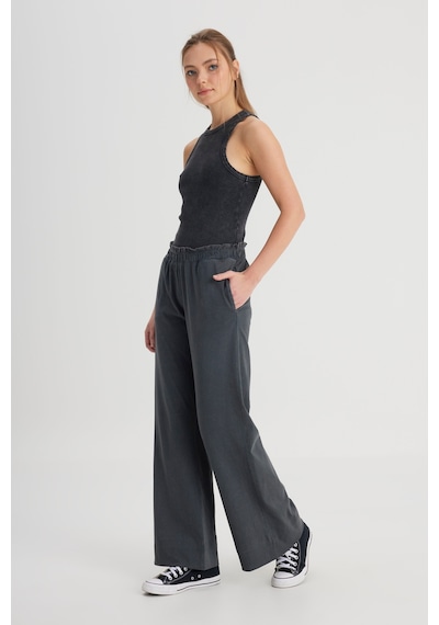 Wrangler Loose Fit Rahat Kesim Yüksek Bel Geniş Paça %100 Pamuk Antrasit Sweatpant Eşofman W241602003 Antrasit Wrangler Loose Fit Rahat Kesim Yüksek Bel Geniş Paça %100 Pamuk Antrasit Sweatpant Eşofman W241602003 Antrasit
