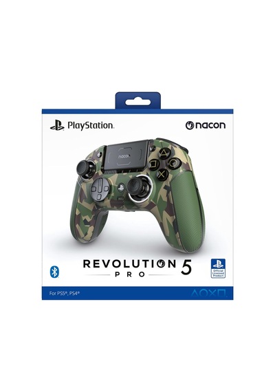 Nacon Revolution 5 Pro Officially Licensed Playstation Wireless Gaming Controller Field Camo