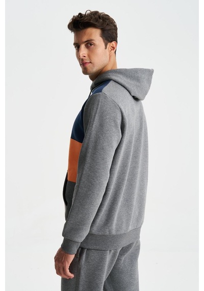 AR-MA Arma Erkek Çok Renkli Regular Fit 3 İplik Şardonlu Kanguru Cepli Kapüşonlu Sweatshirt 001 AR-MA Arma Erkek Çok Renkli Regular Fit 3 İplik Şardonlu Kanguru Cepli Kapüşonlu Sweatshirt 001