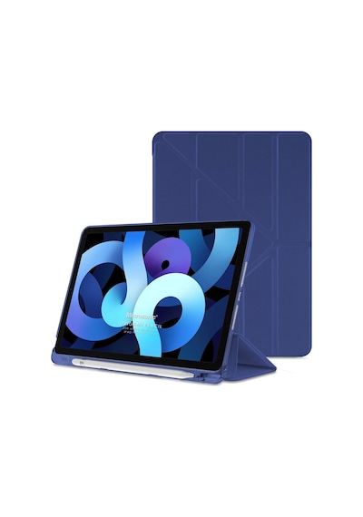 Apple İpad Air 13 2025 Kılıf A3268-a3269 Origami Pencil Lacivert İpad Air 13 2025 İle Uyumlu Kılıf - Lacivert