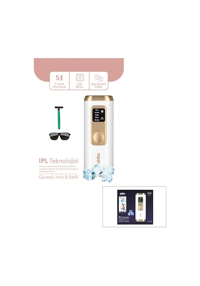 Ipl Buz Lazer Epilatör - Epilasyon Cihazı 5 Farklı Mod - Lcd Ekran Tüm Vücut Uygun Sel-6049 5468