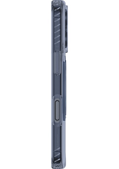 Apple Uyumlu iPhone 17 Pro Kılıf M-safe Özellikli Airbagli Standlı Amazingthing Titan Pro Magspin Kapak Mavi Mavi