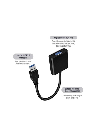 Lunatic 5649 Usb 3.0 To Vga Çevirici Dönüştürücü Adaptor Monitör Kablosu Usb 3.0 Portunuz Varsa 1080p Ye Kadar Yüksek Çözünürlükte Görüntü Aktarımı Sağlayabilirsiniz Lunatic 5649 Usb 3.0 To Vga Çevirici Dönüştürücü Adaptor Monitör Kablosu Usb 3.0 Portunuz Varsa 1080p Ye Kadar Yüksek Çözünürlükte Görüntü Aktarımı Sağlayabilirsiniz