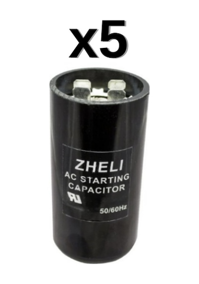 5'li Zheli 145-175 Μf 36x70 Mm 220 Acv İlk Hareket/kalkış Kondansatörü